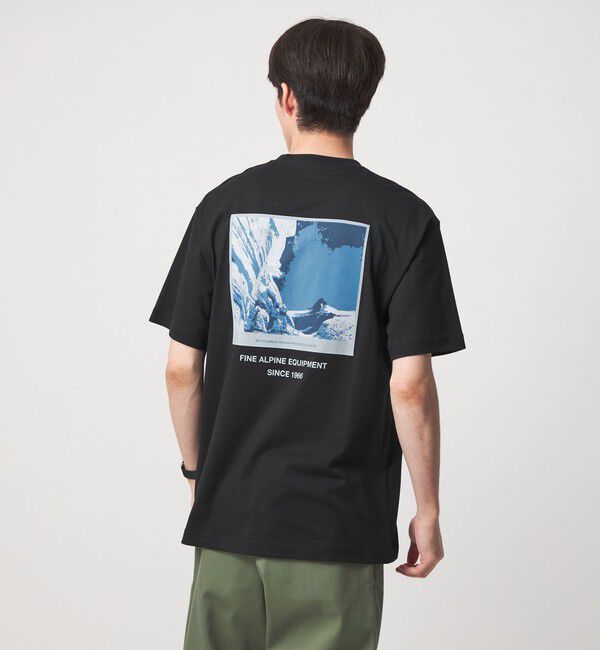 UNITED ARROWS green label relaxing「【WEB限定】＜THE NORTH FACE＞ロックウォール グラフィック 半袖 Tシャツ」|Tシャツ・カットソー|BLACK