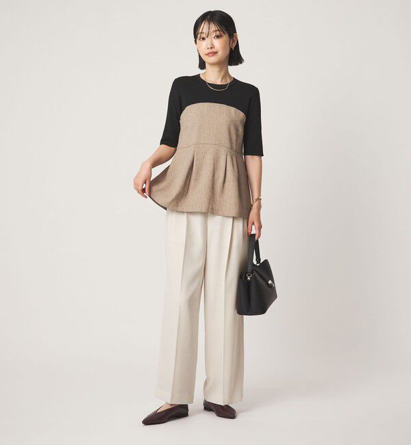 UNITED ARROWS green label relaxing「［size SHORT/TALLあり］Daily Chic 2タック ワイド パンツ」|スラックス|