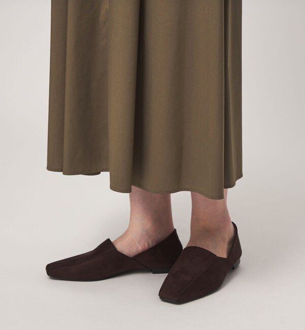 UNITED ARROWS green label relaxing「［size SHORTあり］シャツ襟 フィット＆フレア タック 5分袖 ワンピース」|ワンピース|