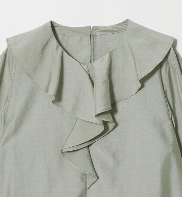 UNITED ARROWS green label relaxing「ラッフル ロングスリーブ ブラウス」|シャツ・ブラウス|