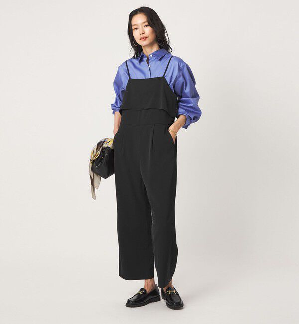 UNITED ARROWS green label relaxing「［size SHORT/TALLあり］レイヤード オールインワン ストレッチ」|オールインワン|