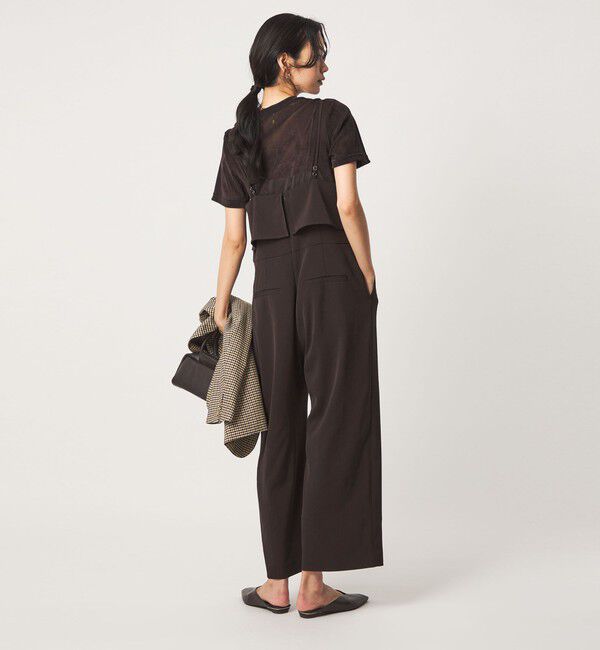 UNITED ARROWS green label relaxing「［size SHORT/TALLあり］レイヤード オールインワン ストレッチ」|オールインワン|
