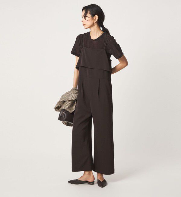 UNITED ARROWS green label relaxing「［size SHORT/TALLあり］レイヤード オールインワン ストレッチ」|オールインワン|