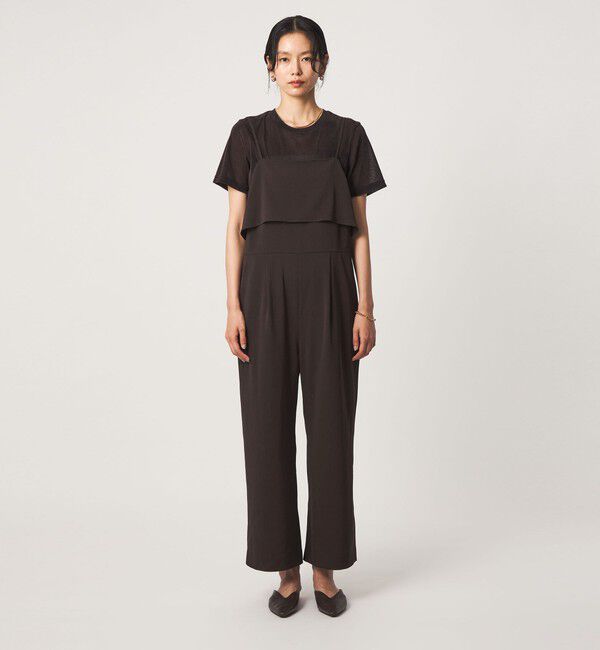 UNITED ARROWS green label relaxing「［size SHORT/TALLあり］レイヤード オールインワン ストレッチ」|オールインワン|