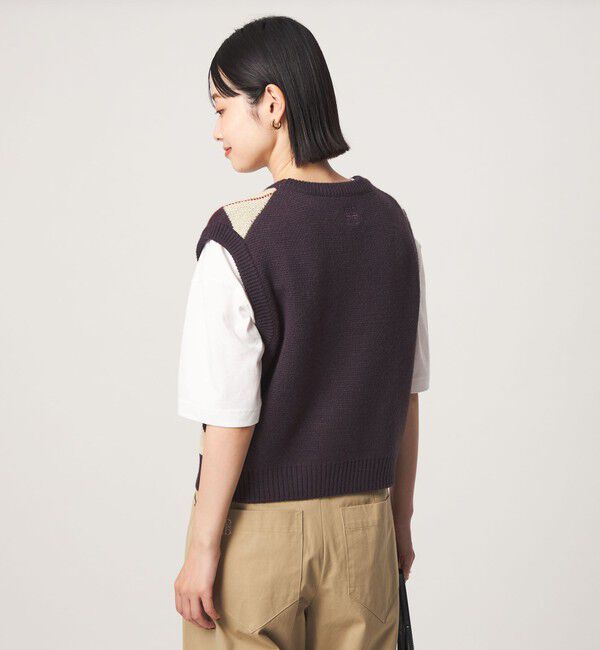 UNITED ARROWS green label relaxing「【別注】＜PROTAGONISTA＞アーガイル ベスト」|ベスト・ジレ|