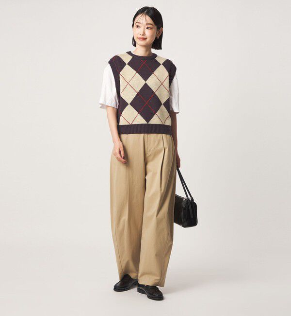 UNITED ARROWS green label relaxing「【別注】＜PROTAGONISTA＞アーガイル ベスト」|ベスト・ジレ|