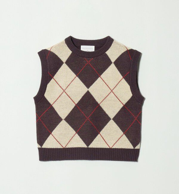 UNITED ARROWS green label relaxing「【別注】＜PROTAGONISTA＞アーガイル ベスト」|ベスト・ジレ|
