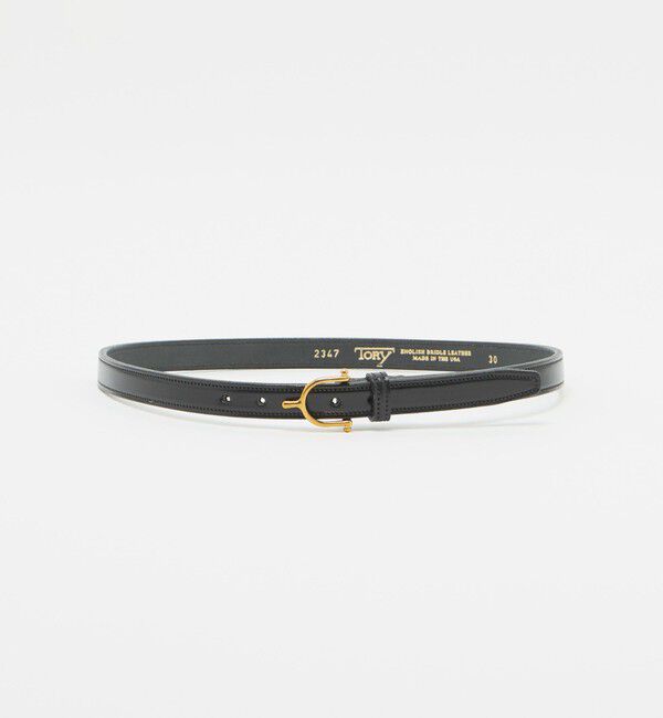 UNITED ARROWS green label relaxing「＜TORY LEATHER＞ギボシ ベルト」|ベルト|BLACK
