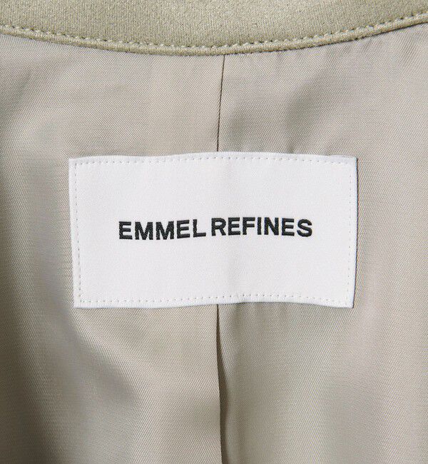 EMMEL REFINES「＜EMMEL REFINES＞EM スウェードライク スソフリル ブルゾン」|その他|