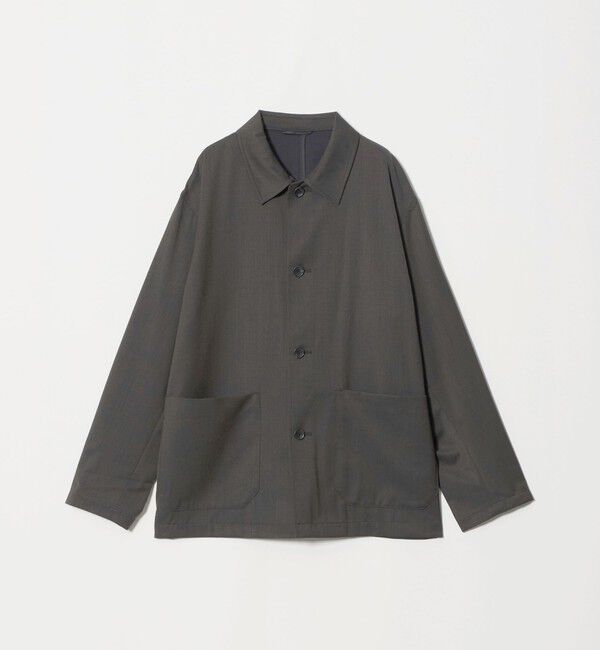 UNITED ARROWS green label relaxing「ウォッシャブル サージ カバーオール ジャケット -2WAYストレッチ-」|その他|DK.GRAY