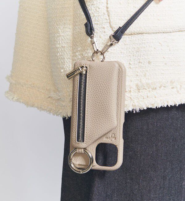 BEAUTY&YOUTH UNITED ARROWS「＜ajew＞CADENAS ストラップ iPhone14Pro ケース」|モバイルケース|BEIGE