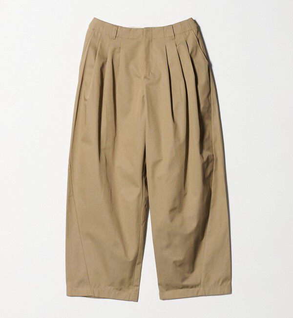 BEAUTY&YOUTH UNITED ARROWS「【WEB限定】バレルワイドチノパンツ ウォッシャブル」|チノ|