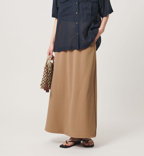 BEAUTY&YOUTH UNITED ARROWS「＜Americana＞マキシ スカート 接触冷感」|フレア|