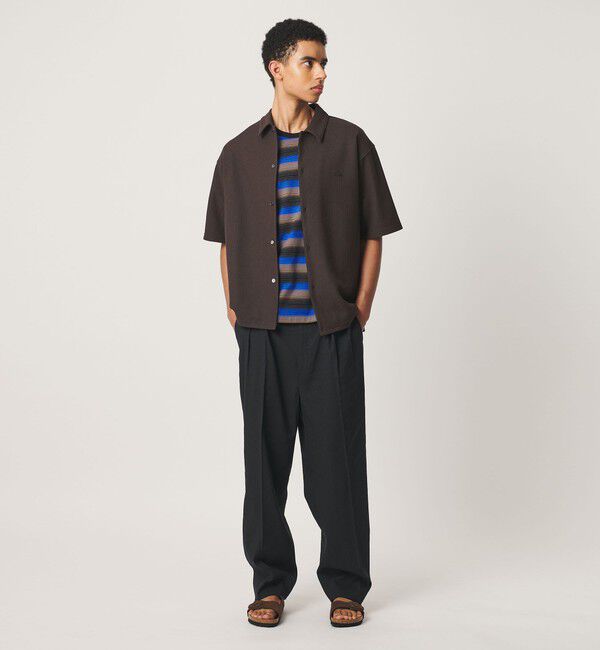 BEAUTY&YOUTH UNITED ARROWS「＜LACOSTE for BEAUTY&YOUTH＞ワントーン ショートスリーブ シャツ」|シャツ・ブラウス|