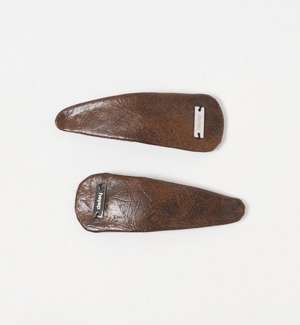 BEAUTY&YOUTH UNITED ARROWS「＜heyep＞レザーライク ヘアクリップ/2P」|ヘアバンド|