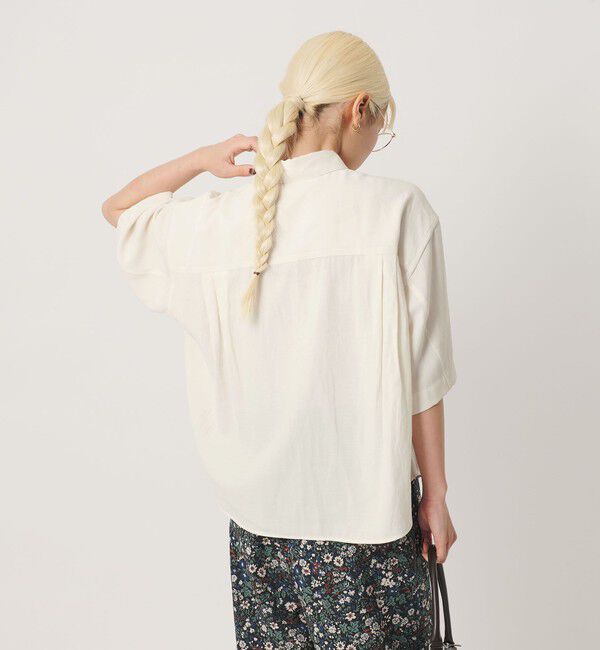 BEAUTY&YOUTH UNITED ARROWS「シアー バックタック ショートスリーブ シャツ 接触冷感」|シャツ・ブラウス|