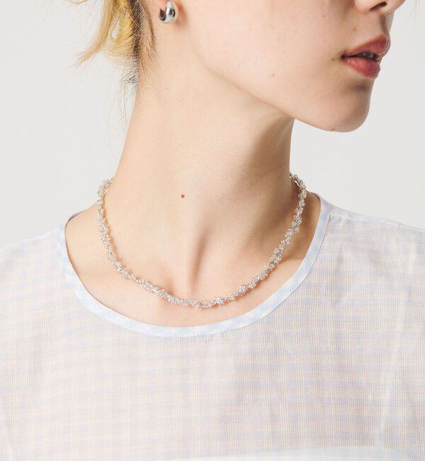 BEAUTY&YOUTH UNITED ARROWS「＜LAPUIS＞Craft beads ネックレス」|ネックレス|SILVER