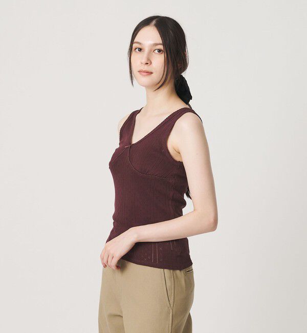 BEAUTY&YOUTH UNITED ARROWS「【別注】＜PALM＞Vネック ノースリーブトップス」|タンクトップ|