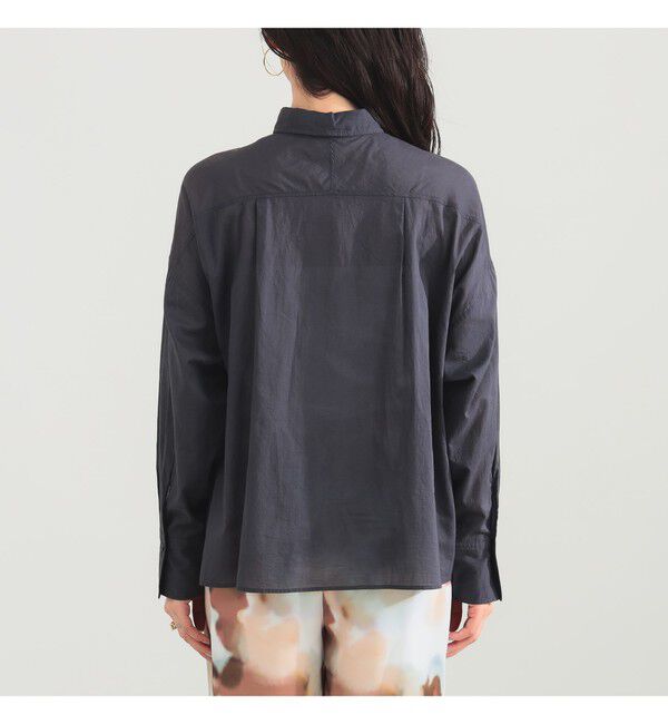 Demi-Luxe BEAMS 「KHADI オーバー ショート シャツ」|シャツ・ブラウス|