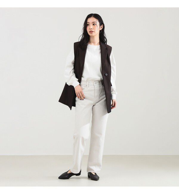 Demi-Luxe BEAMS 「upper hights / THE CECILIE BONE デニムパンツ」|デニム|