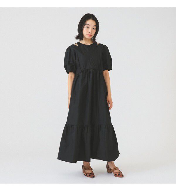 Ray BEAMS 「ショルダー スリット ワンピース」|ワンピース|