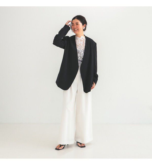Demi-Luxe BEAMS 「リバーレース ブラウス」|シャツ・ブラウス|