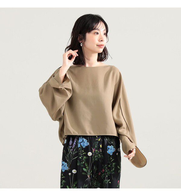 Demi-Luxe BEAMS 「ポプリン ドルマン ブラウス」|シャツ・ブラウス|BEIGE