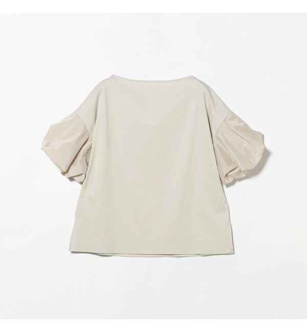 Demi-Luxe BEAMS 「タフタ バルーンスリーブ プルオーバー」|Tシャツ・カットソー|