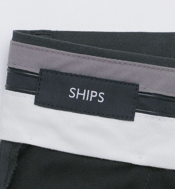 SHIPS「SHIPS: <セットアップ対応> コットンウール タイプライター パンツ」|チノ|