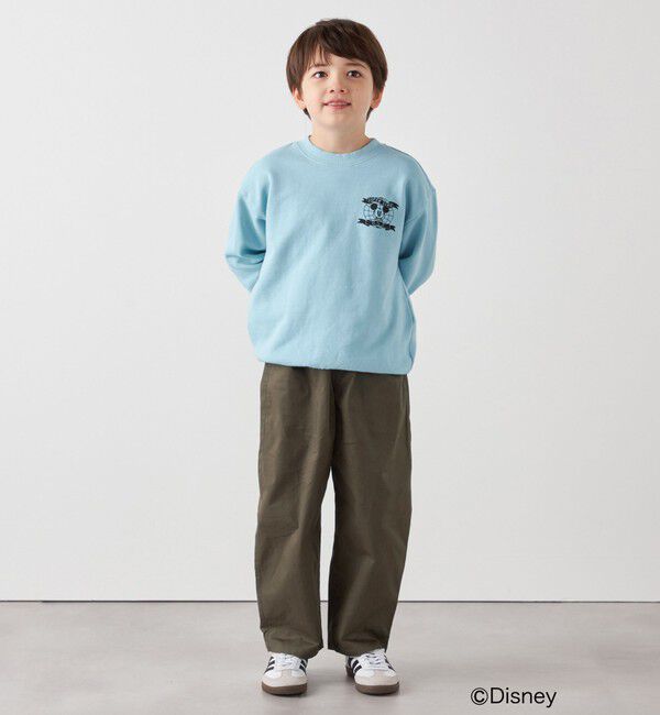 SHIPS any「SHIPS any:〈洗濯機可能〉ツイル ストレッチ ワイド カーブ パンツ <KIDS>」|チノ|