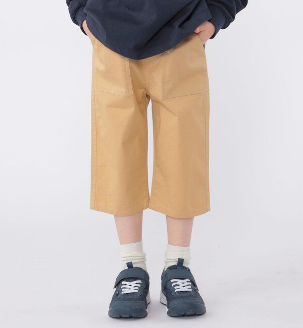 SHIPS KIDS「SHIPS KIDS:100～130cm / クロップド パンツ」|チノ|