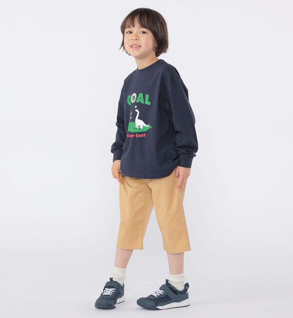 SHIPS KIDS「SHIPS KIDS:100～130cm / クロップド パンツ」|チノ|