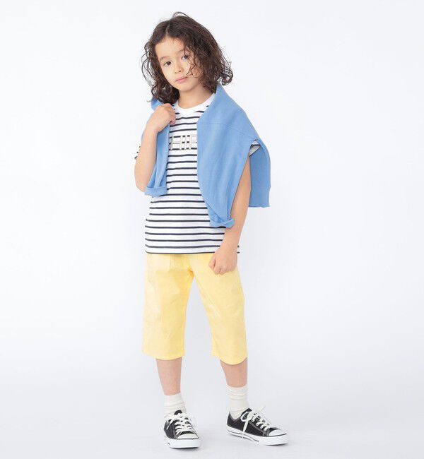SHIPS KIDS「SHIPS KIDS:100～130cm / クロップド パンツ」|チノ|