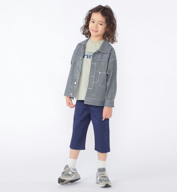 SHIPS KIDS「SHIPS KIDS:100～130cm / クロップド パンツ」|チノ|