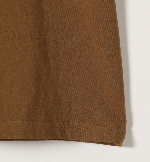 SHIPS any「《一部追加予約》【SHIPS any別注】THE KNiTS:〈洗濯機可能〉ロゴ プリント リンガー TEE」|Tシャツ・カットソー|
