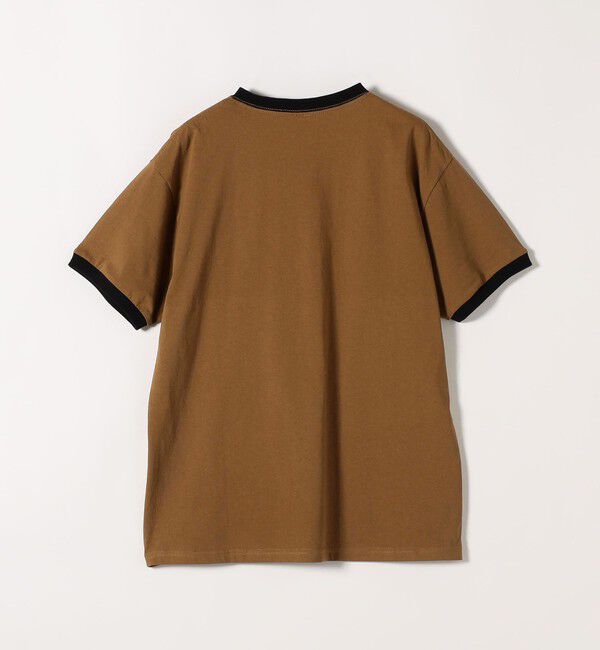 SHIPS any「《一部追加予約》【SHIPS any別注】THE KNiTS:〈洗濯機可能〉ロゴ プリント リンガー TEE」|Tシャツ・カットソー|