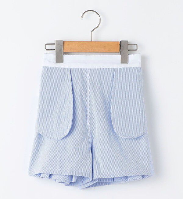 SHIPS KIDS「SHIPS KIDS:100～130cm /コードレーン プリーツ キュロット」|キュロット|