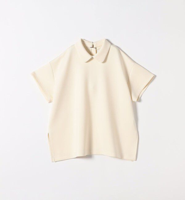 SHIPS any「SHIPS any:〈洗濯機可能〉バイカラー ショートスリーブ プルオーバー」|Tシャツ・カットソー|