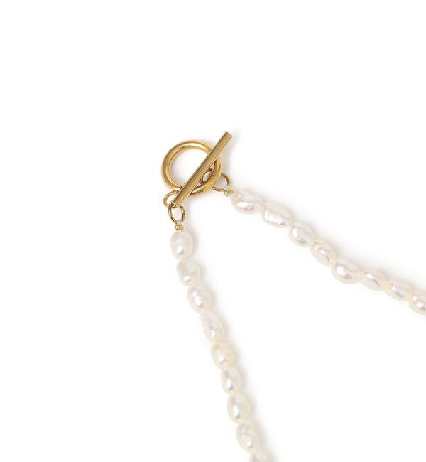 SHIPS for women「ミニ 淡水パール &times; ステンレス チェーン マルチ ネックレス」|ネックレス|