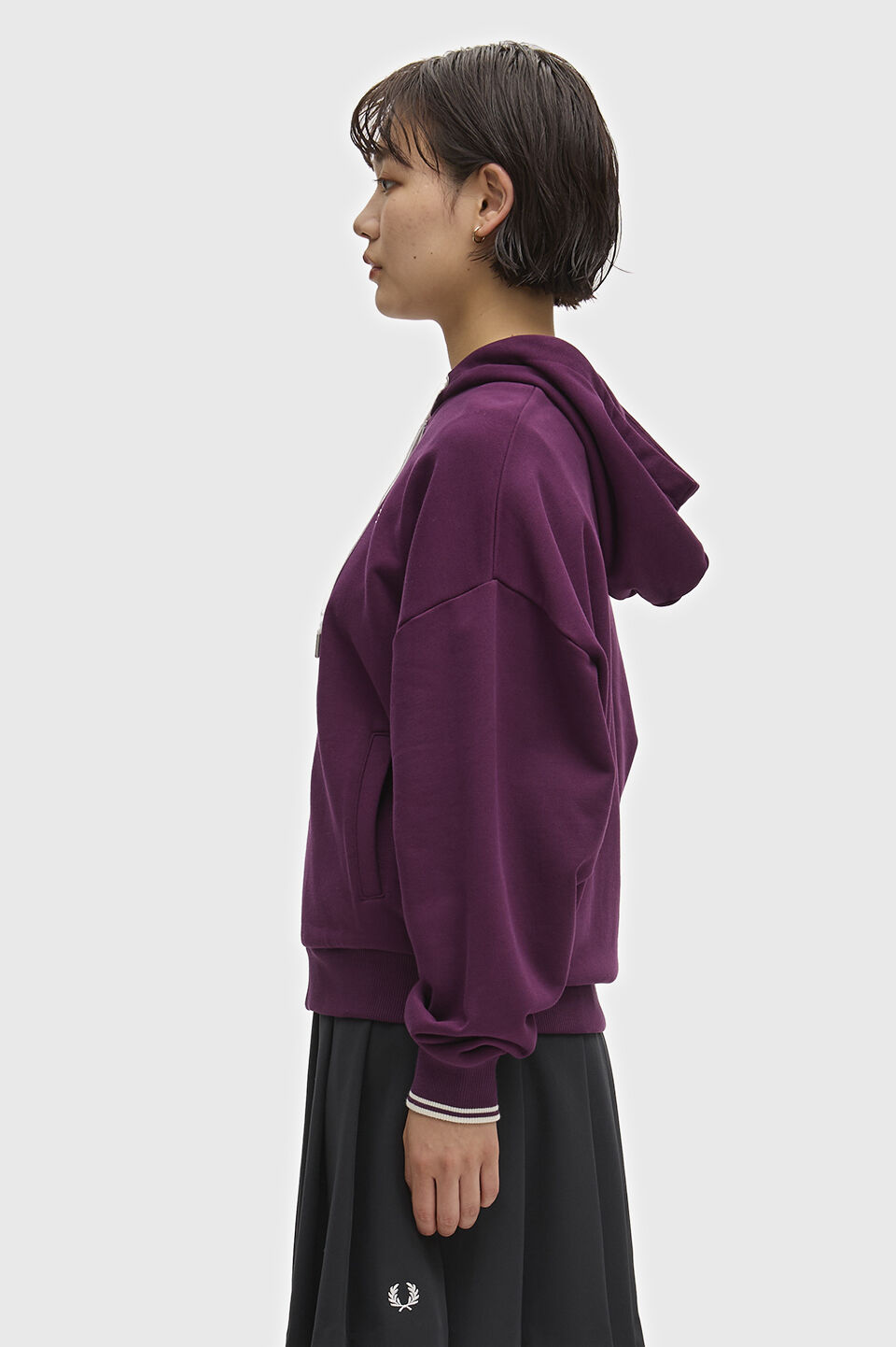FRED PERRY 「FRED PERRY／Hooded Zip-Through Sweatshirt／フード付きジップスルースウェット」|パーカー|