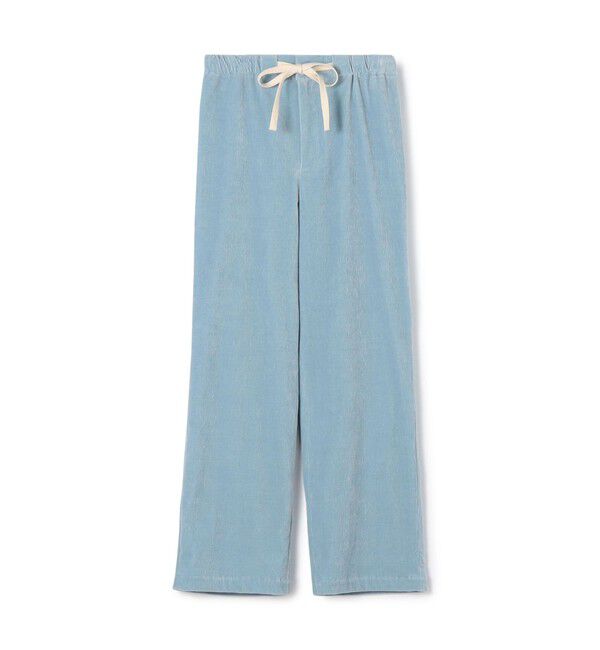 MACPHEE「ストレッチコーデュロイ イージーストレートパンツ」|その他|63 ライトブルー