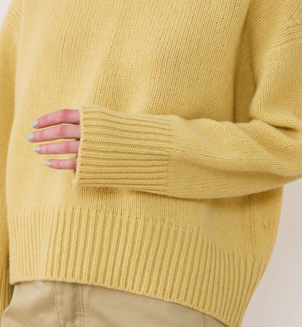GALERIE VIE「ファインウール クルーネックプルオーバー」|ニット・セーター|