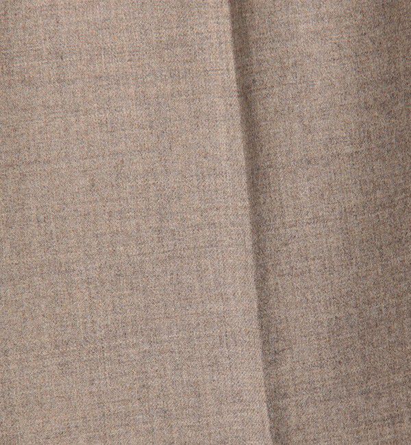 GALERIE VIE「【WEB先行予約】ライトフラノストレッチ タックストレートパンツ」|スラックス|
