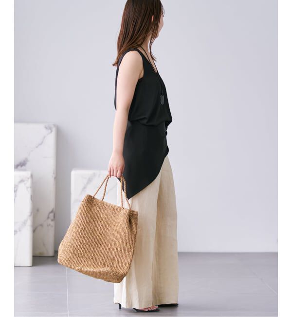 Plage「dull satin scarf set タンク」|タンクトップ|