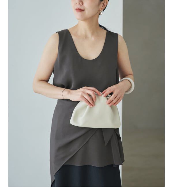 Plage「dull satin scarf set タンク」|タンクトップ|
