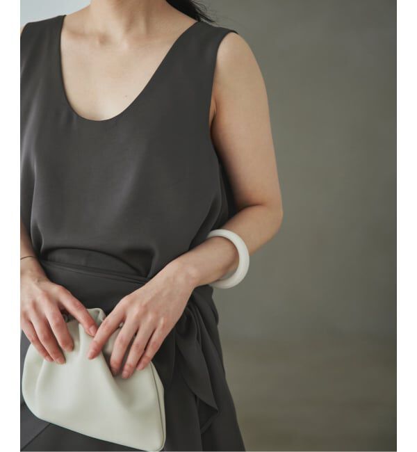 Plage「dull satin scarf set タンク」|タンクトップ|