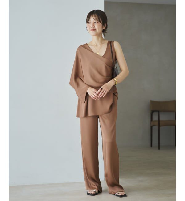 Plage「dull satin scarf set タンク」|タンクトップ|
