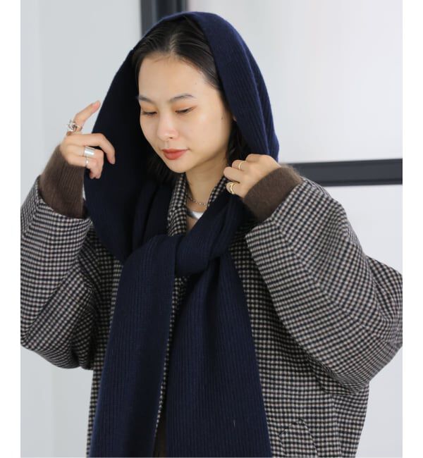 JOURNAL STANDARD「《予約》COLLINSVILLE HOODIEマフラー」|マフラー|ネイビー