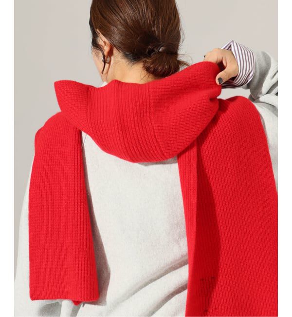 JOURNAL STANDARD「《予約》COLLINSVILLE HOODIEマフラー」|マフラー|レッド