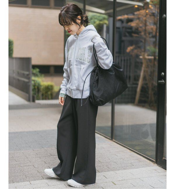 Spick and Span「≪追加≫ダブルクロスツータックパンツ」|スラックス|
